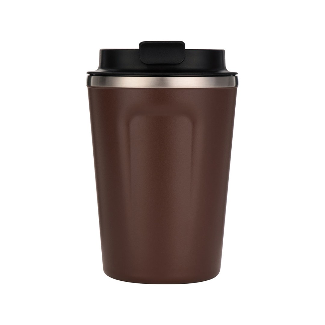 Термокружка CAFe COMPACT, 380 мл, коричневый