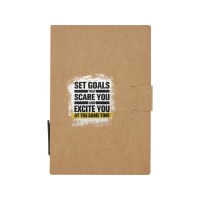 Swift буклет с липкой бумагой для заметок с шариковой ручкой - Натуральный