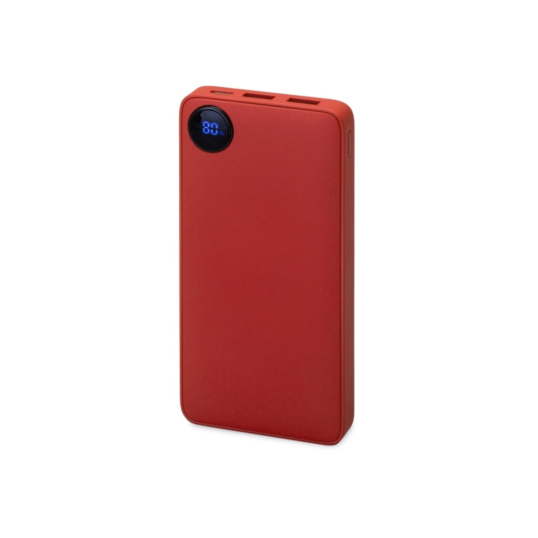Внешний аккумулятор с дисплеем «Mild», 10 000 mAh, красный