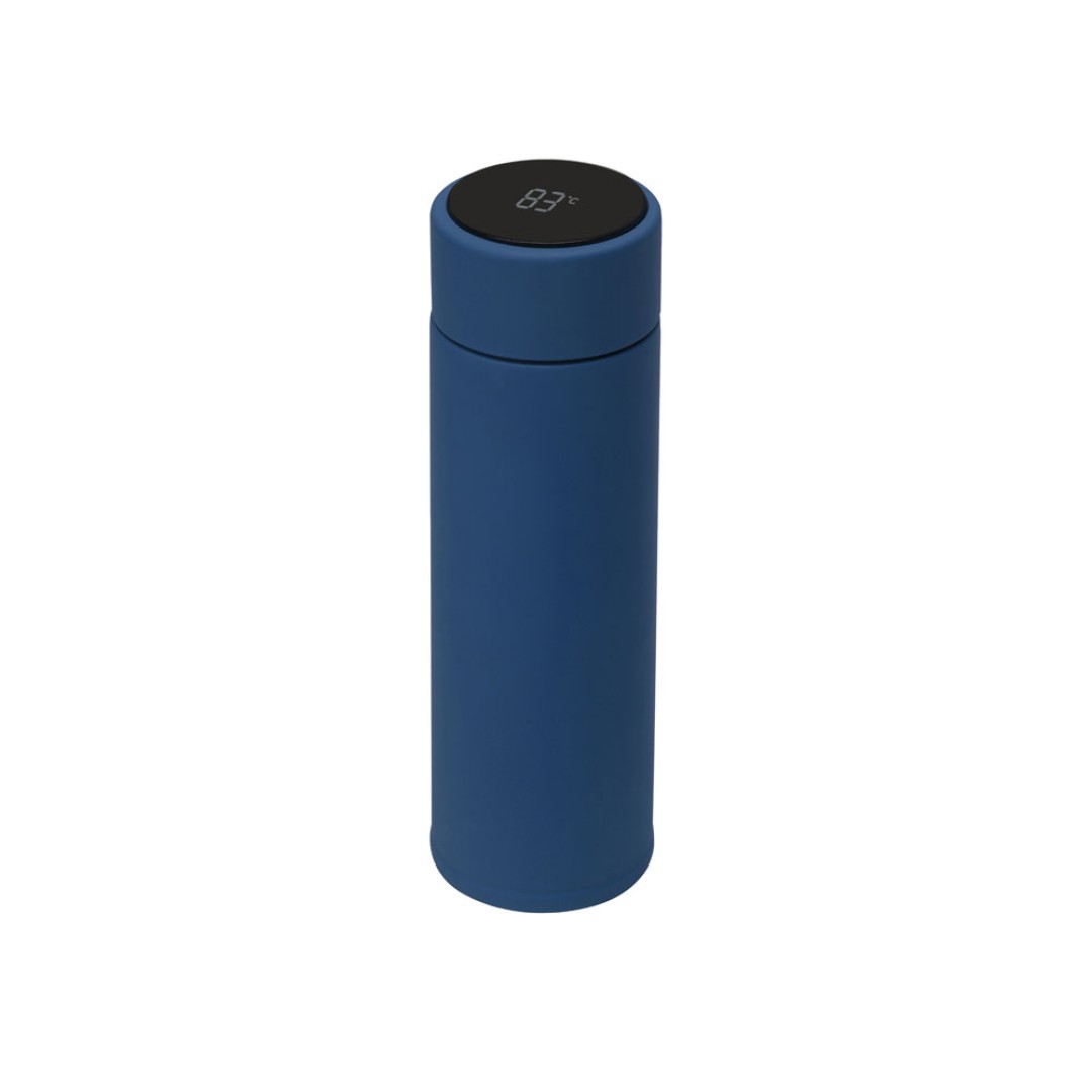 Термос с индикатором температуры "Module", 360 мл, темно-синий