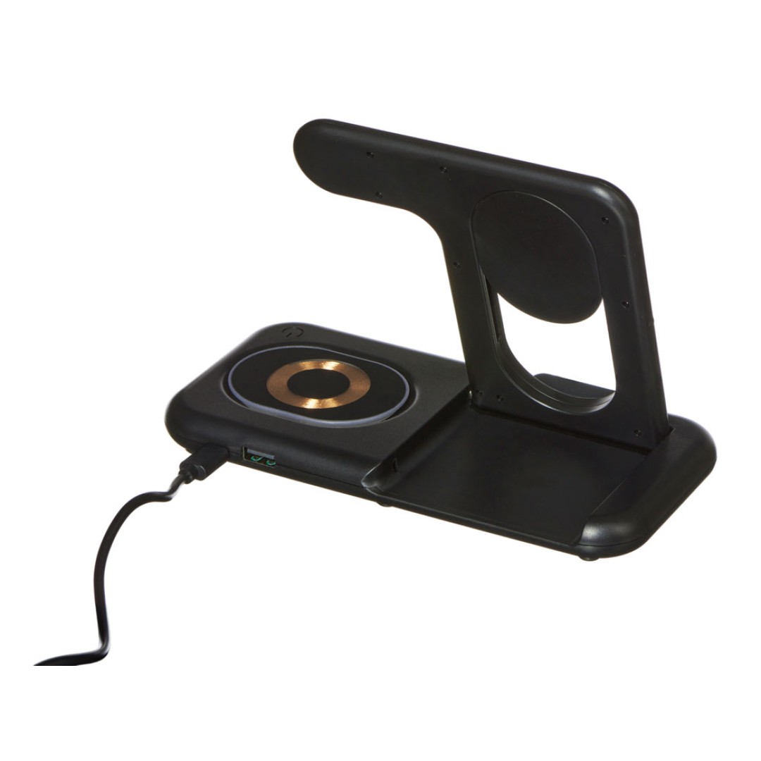 Беспроводная зарядная станция 3-в-1 «MajestIQ», 15 Вт (Р)