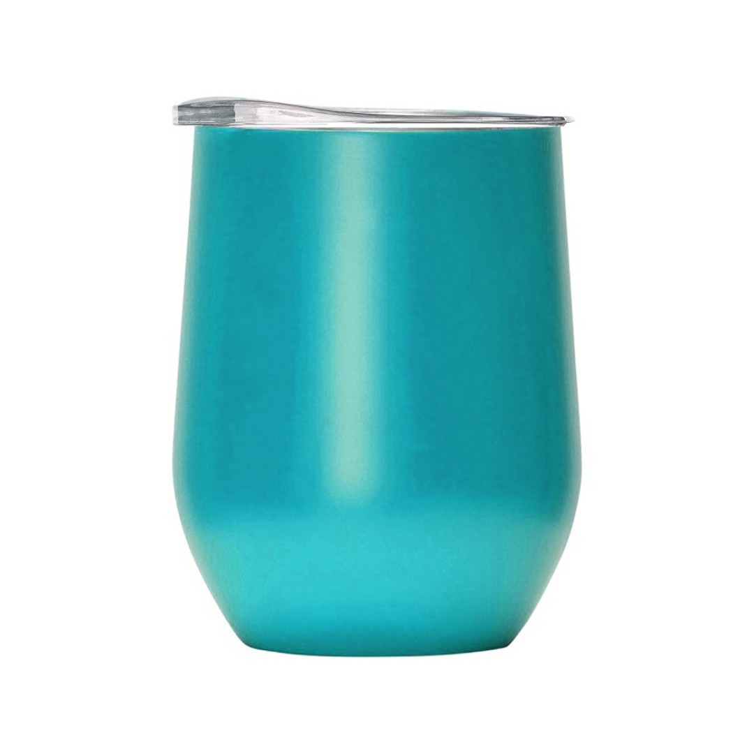 Вакуумная термокружка "Sense", непротекаемая крышка, бирюзовый (Р)