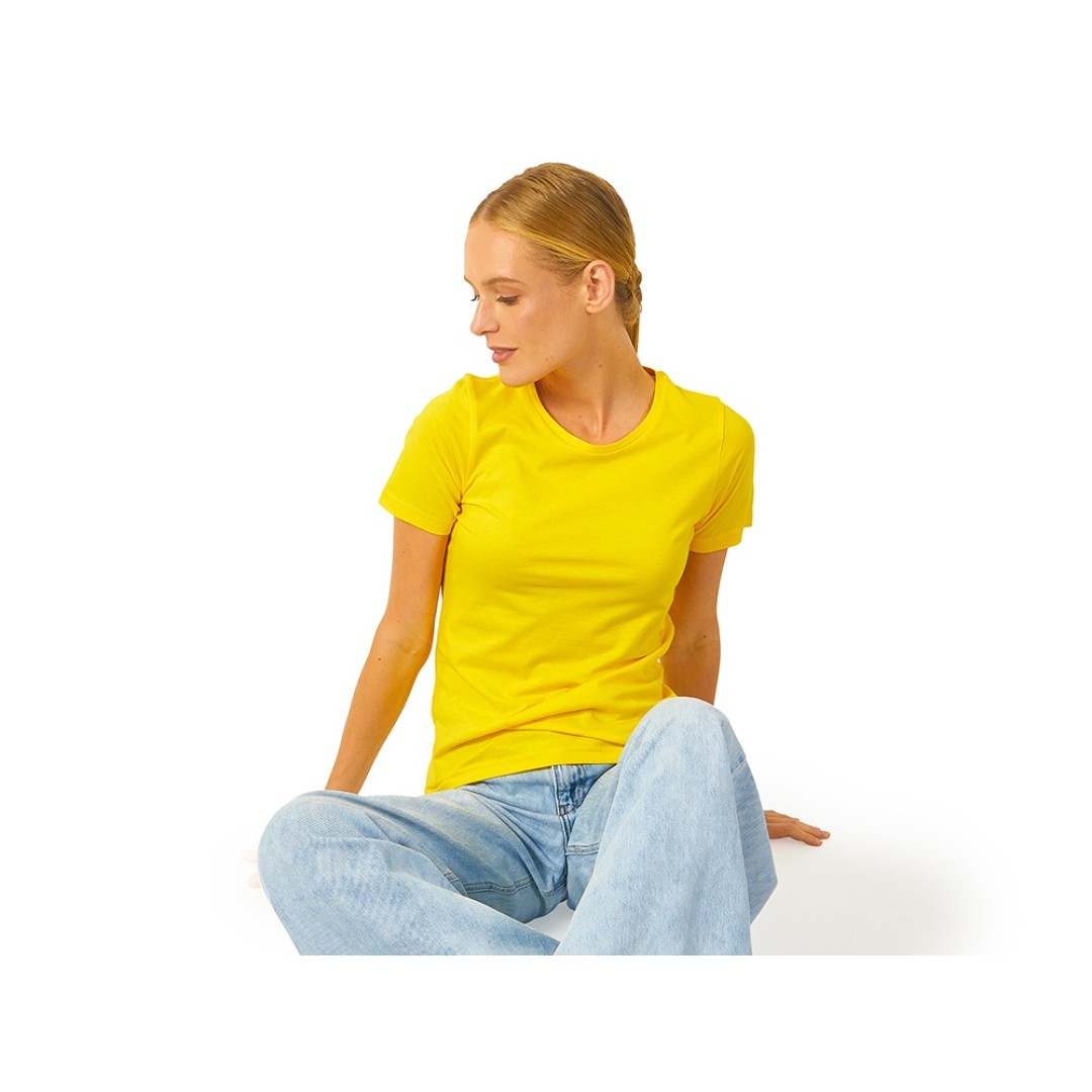 Футболка "Heavy Super Club" женская, желтый