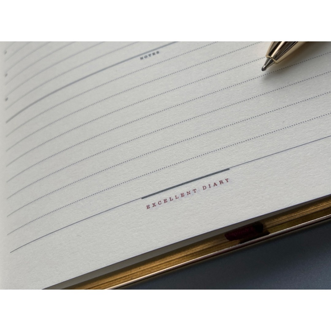 Ежедневник недатированный A5 «Chelsea», черный (золотистый кант и срез)