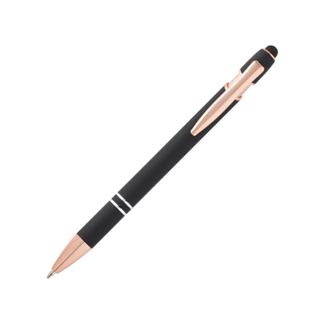 Nanna шариковая ручка с отделкой из розового золота - сплошной черный (черные чернила)