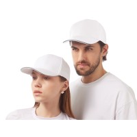 Кепка со светоотражающим кантом, белый