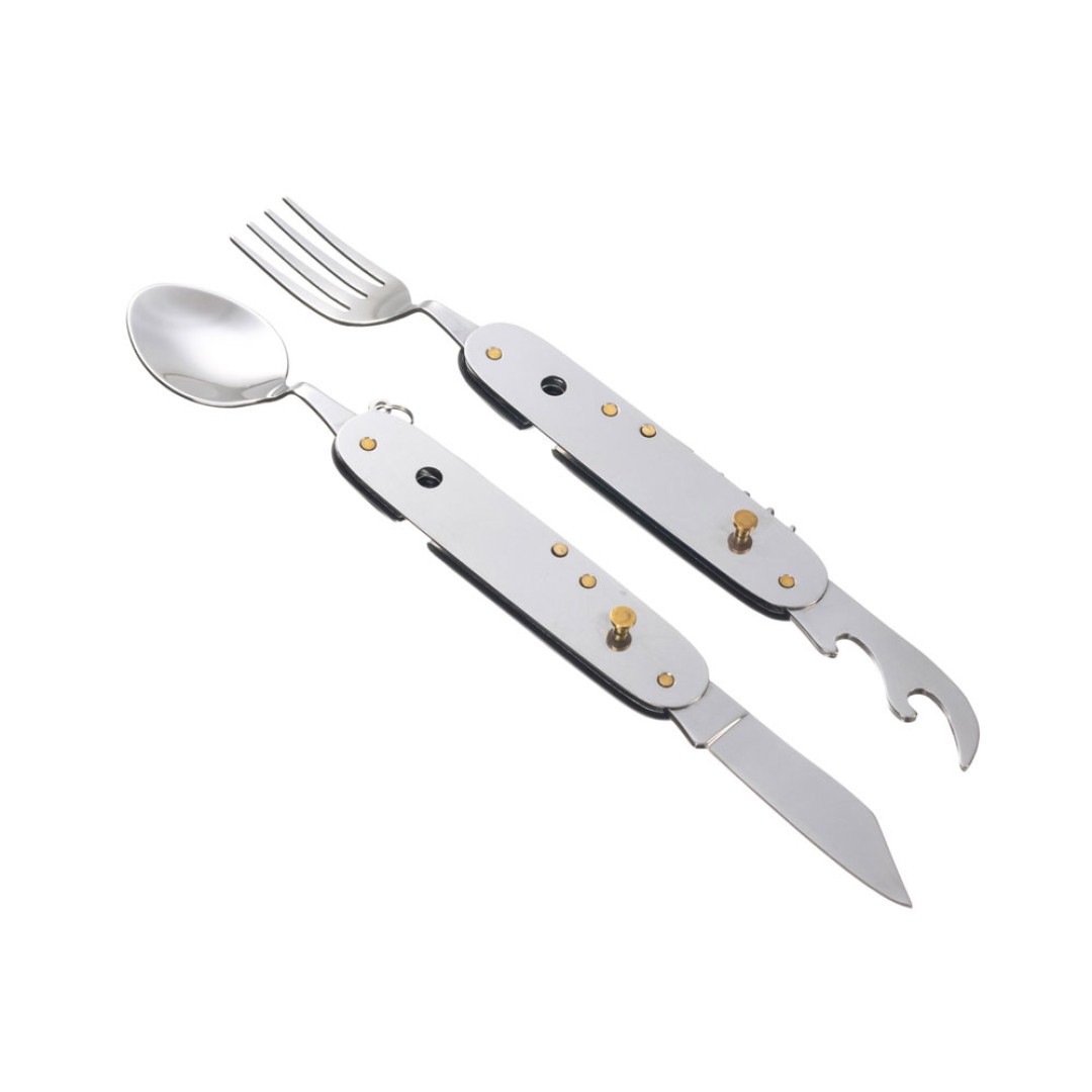 Нож перочинный Stinger, 109 мм, 8 функций, материал рукояти: АБС-пластик (чёрный)