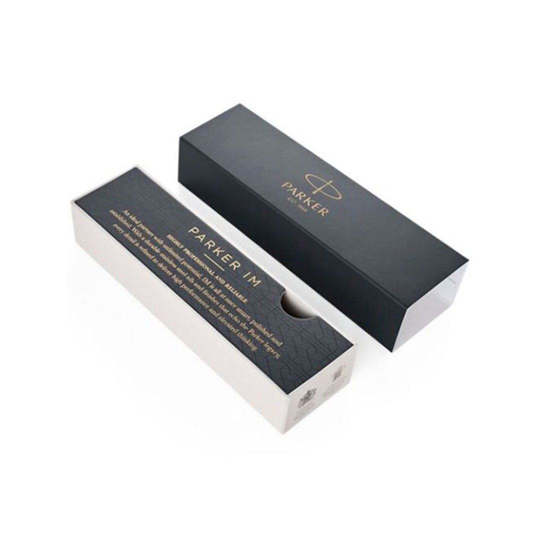 Ручка роллер «Parker IM Core Black CT», черный/серебристый