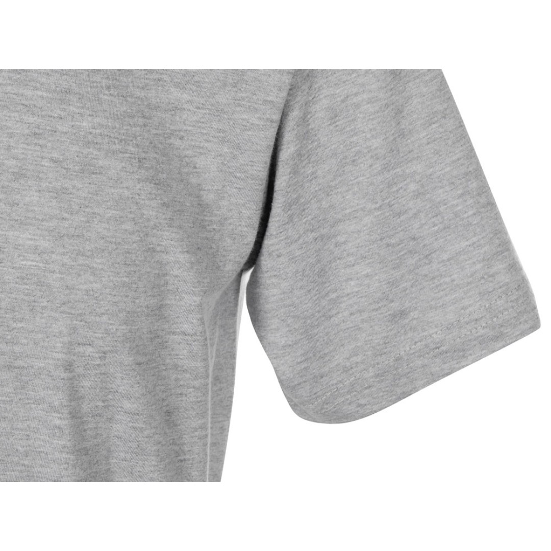 Футболка "Heavy Super Club" мужская с V-образным вырезом, серый меланж