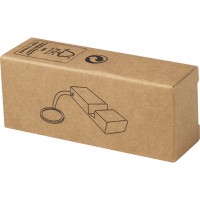 Bosona бамбуковый держатель для мобильного телефона с брелком, натуральный