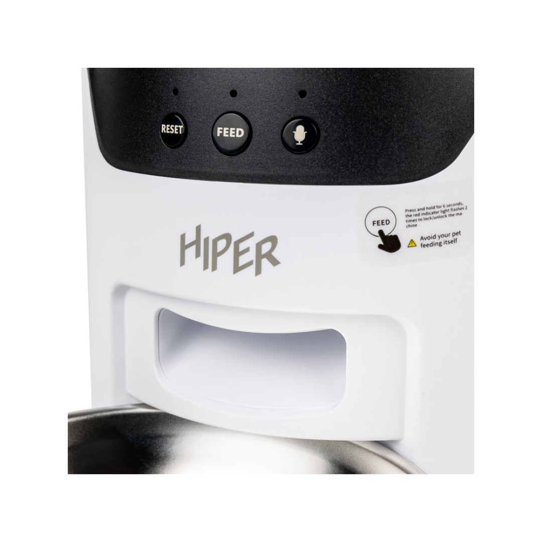 Умная Wi-Fi кормушка «IoT Pet Feeder», 3000 мл, белый/черный