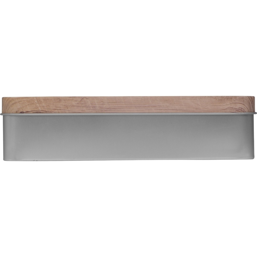 Подарочный винный набор из штопора и кожаного чехла для штопора ClickCut Set, серебристый