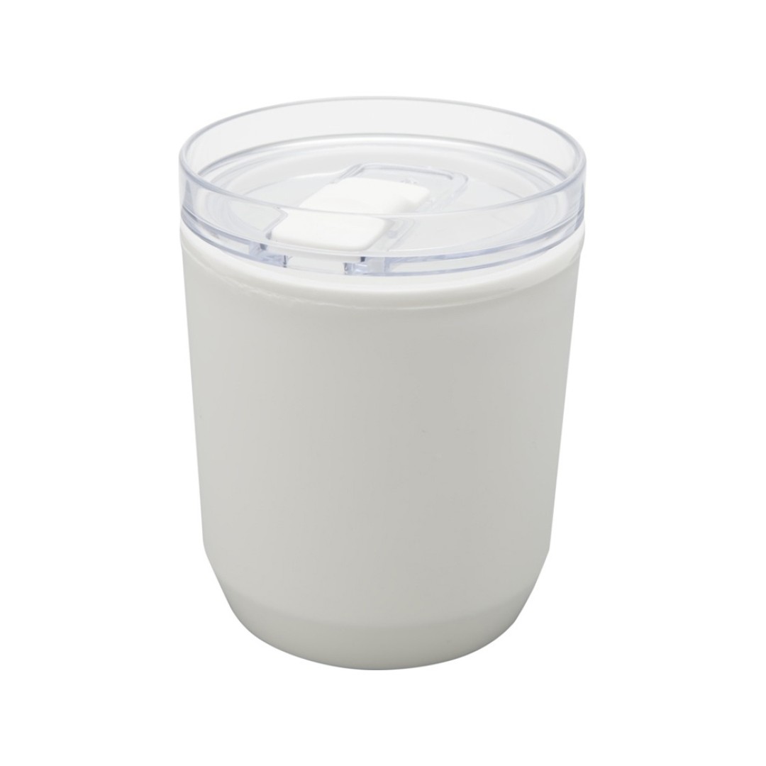 Hudson кружка из переработанного пластика с двойными стенками объемом 180 мл, белый