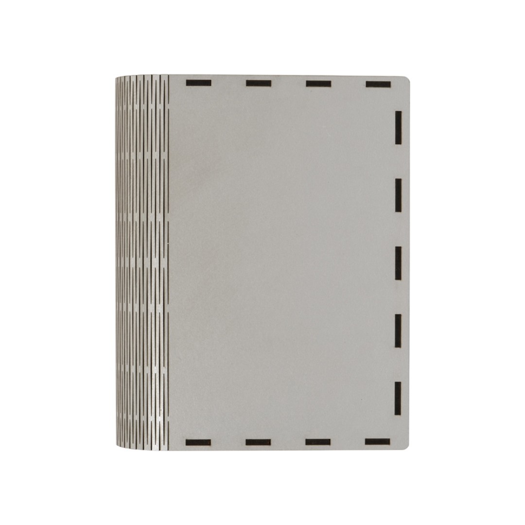 Деревянная коробка с резной крышкой "Книга", М