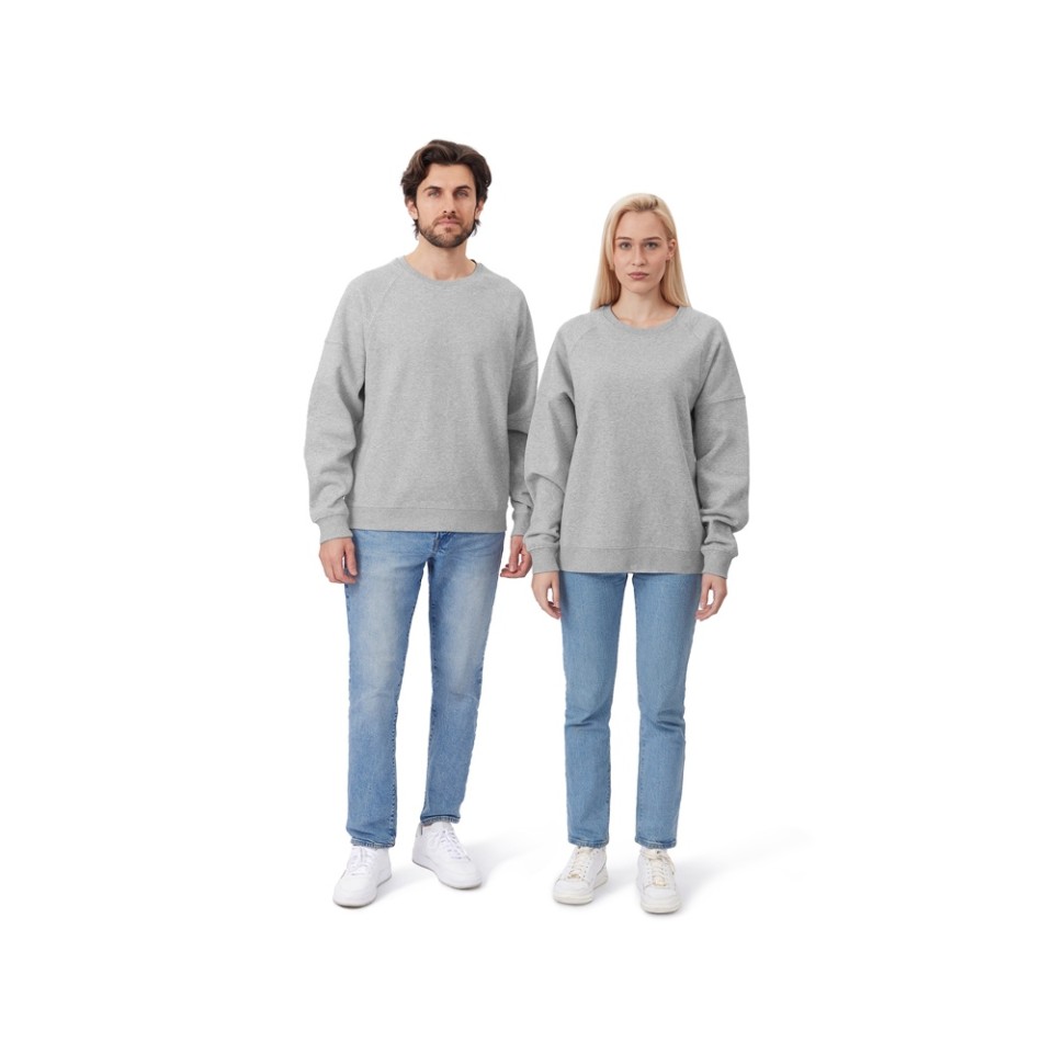 Свитшот оверсайз «Paris», унисекс, серый меланж