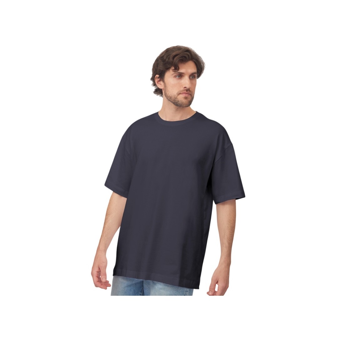 Футболка оверсайз «Vienna» унисекс , темно-синий