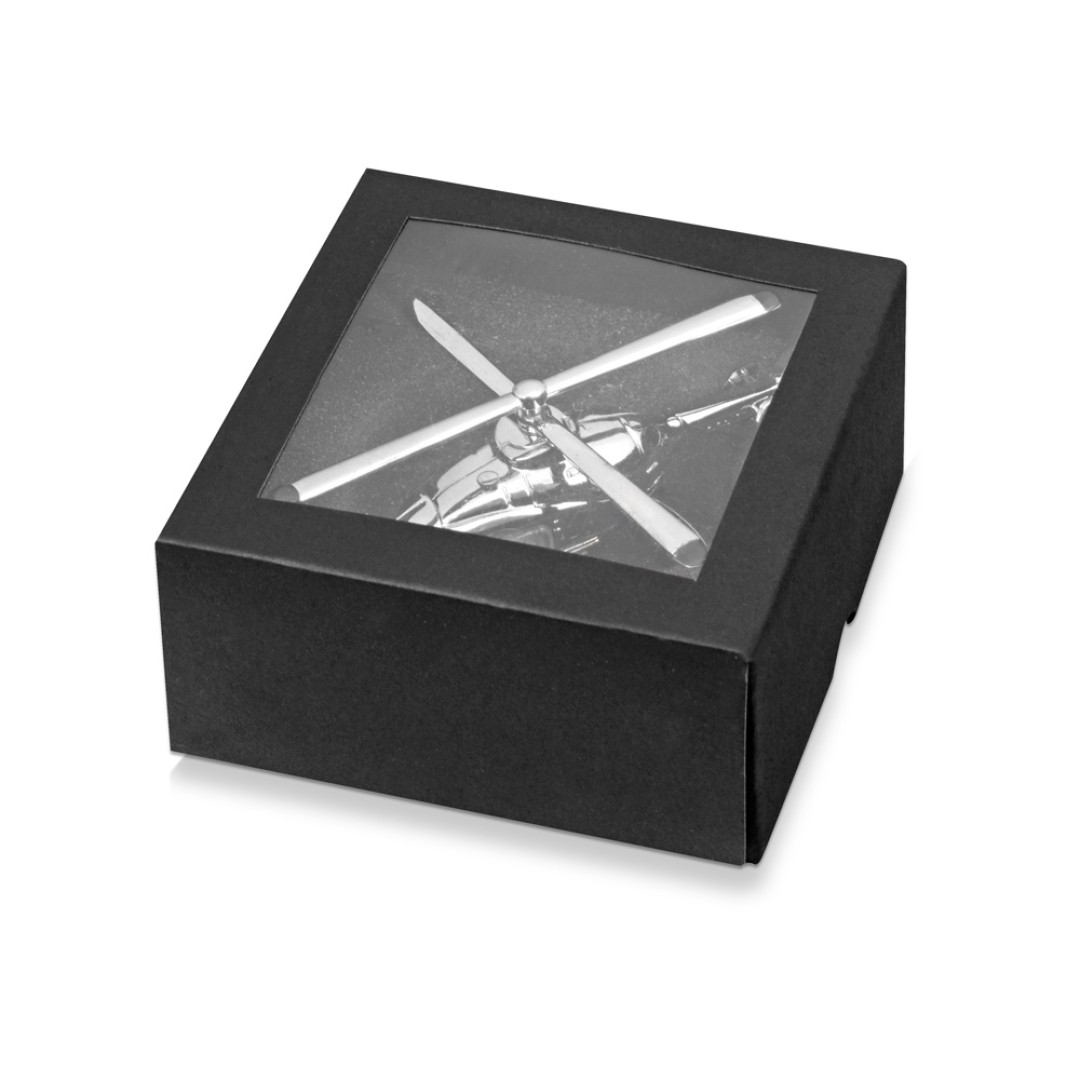 Часы "Вертолет", серебристый