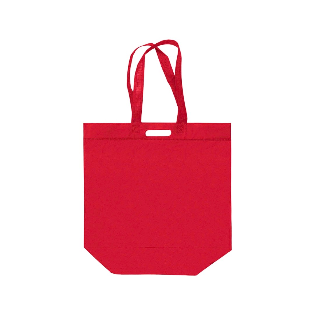 Сумка для покупок из спанбонда Scope, 455*160*380 с ручкой 550/30 мм, красный