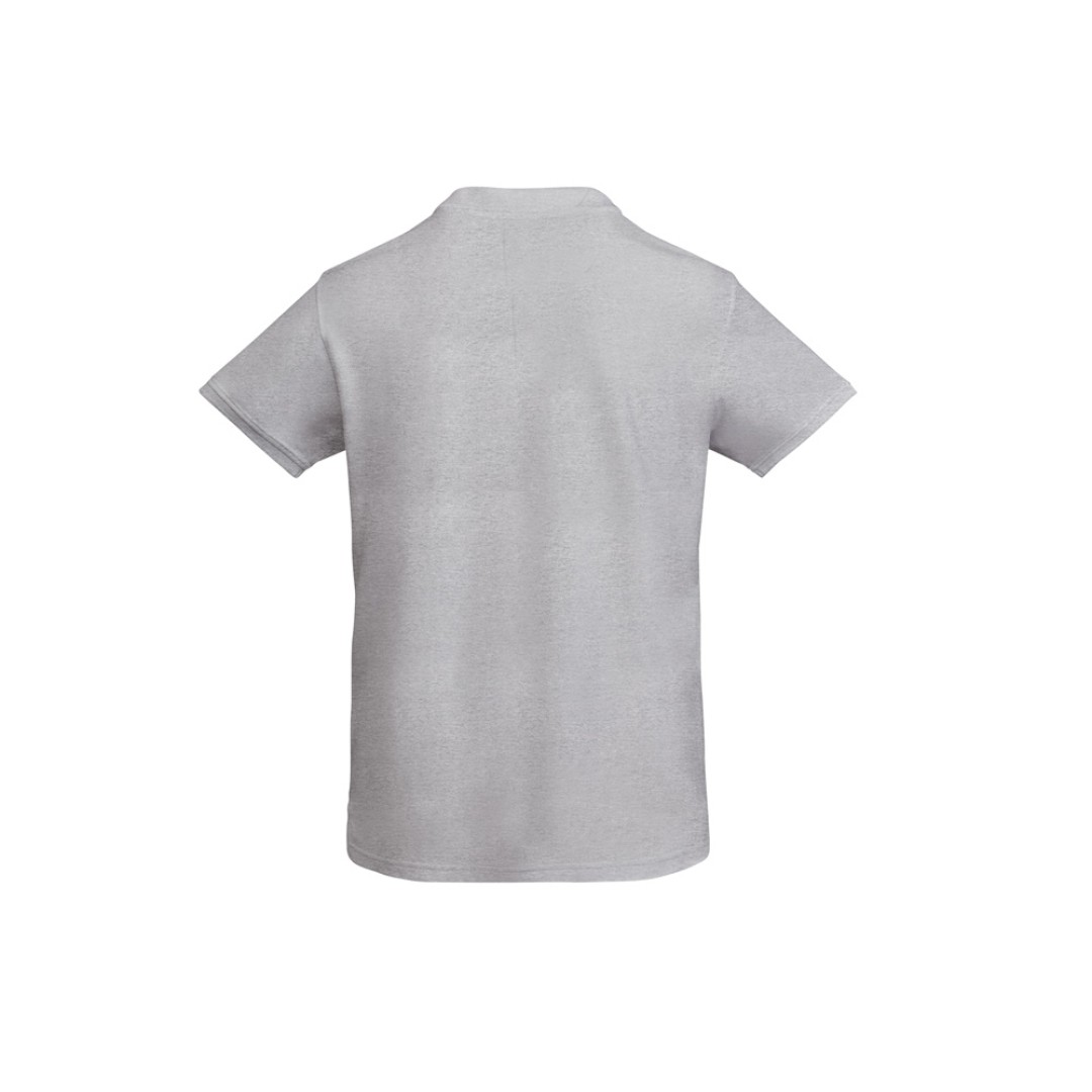 Рубашка поло "Prince" мужская, серый меланж