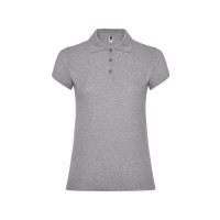 Рубашка поло "Star" женская, серый меланж