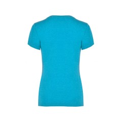 Футболка "Fox" женская, бирюзовый меланж