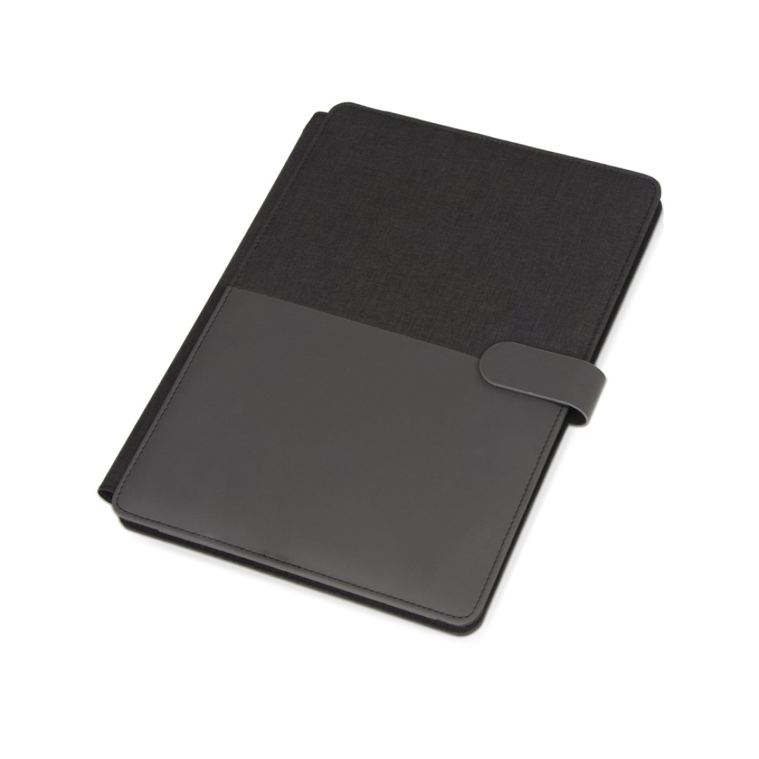 Папка для документов “Kadeo” с блокнотом, темно-серый (Р)