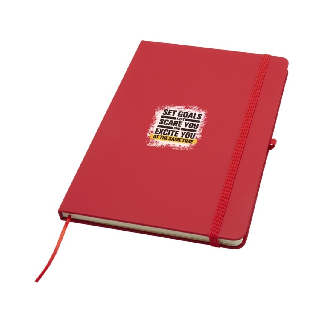 Блокнот Spectrum Plus формата A5 в твердой обложке - Красный