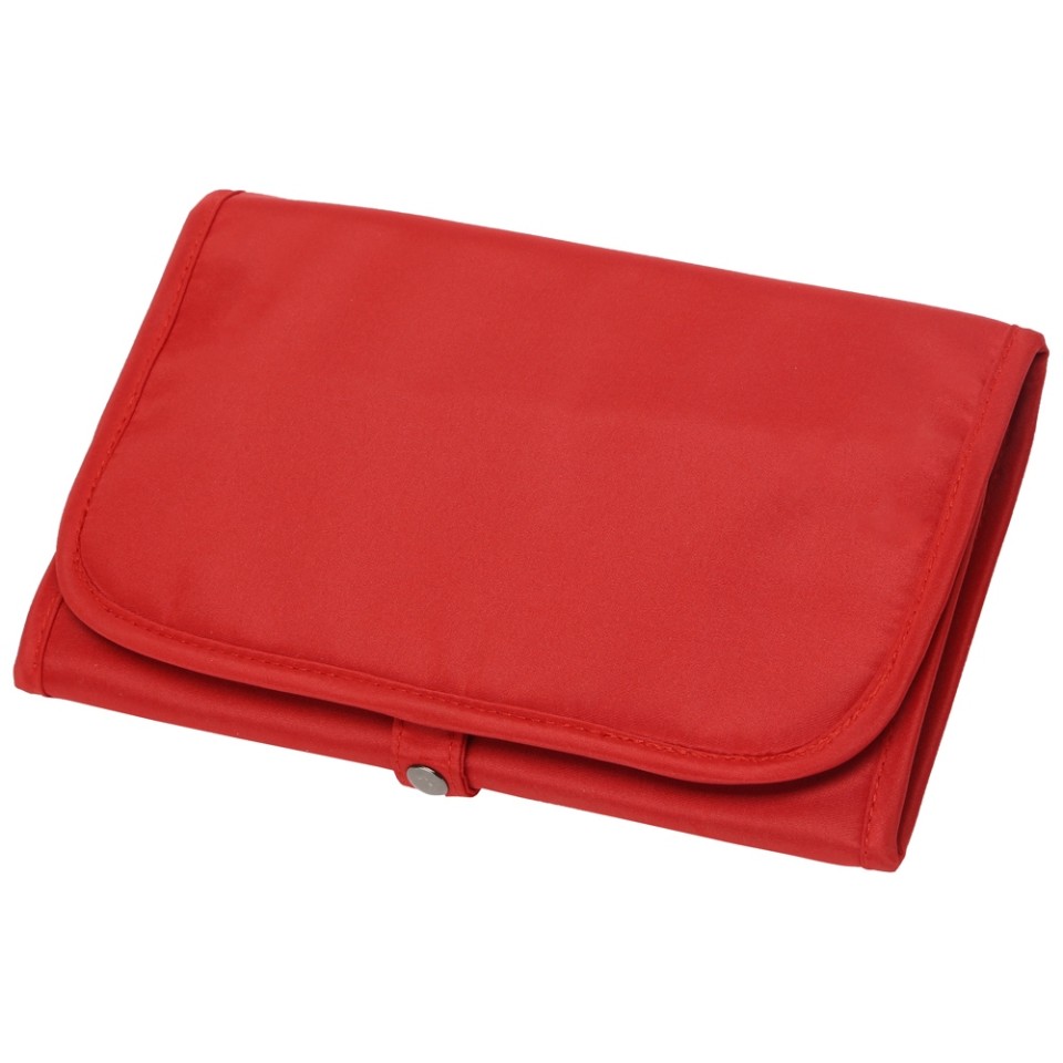 Несессер для путешествий со съемной косметичкой "Flat", красный