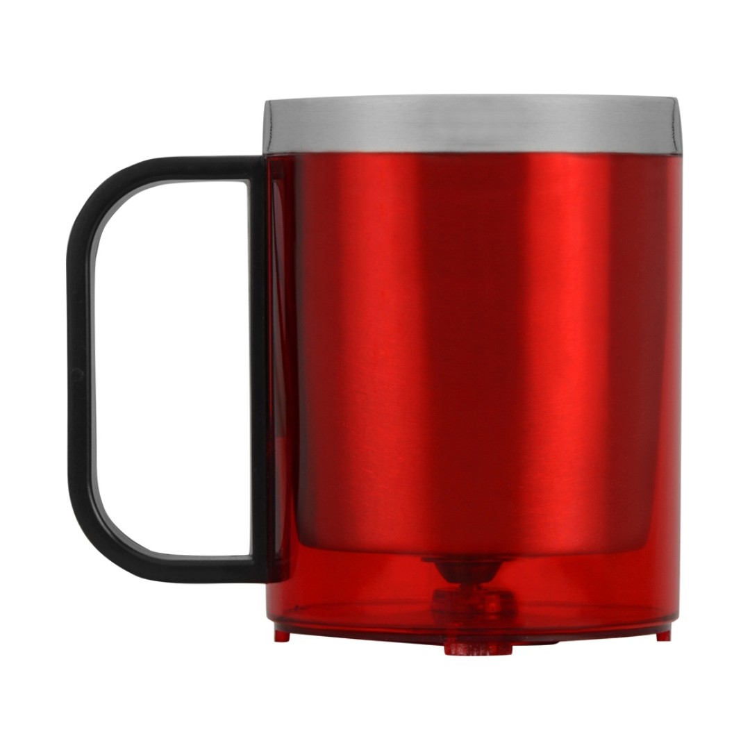 Набор «Походный» с чехлом: термос, 2 кружки, красный