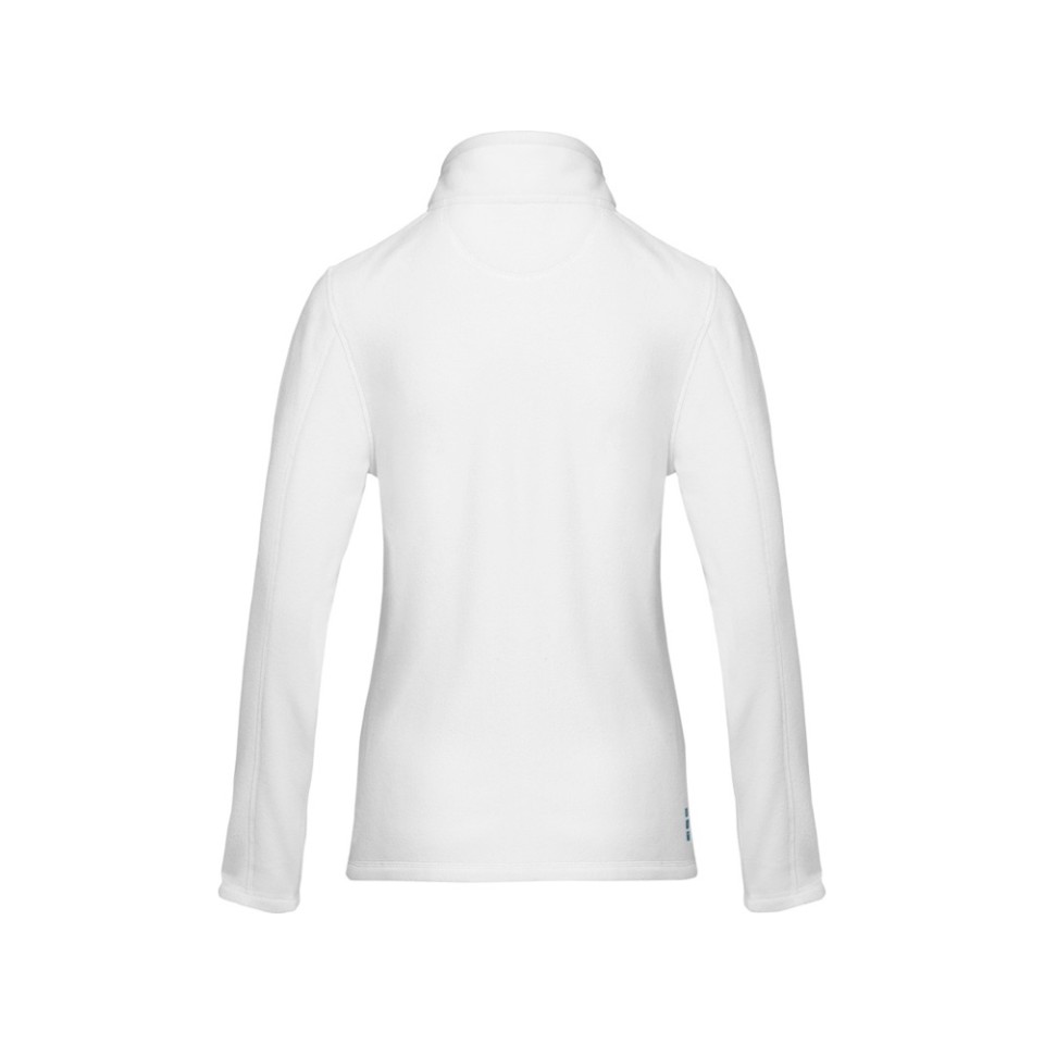 Женская флисовая куртка Amber на молнии из переработанных материалов по стандарту GRS, белый