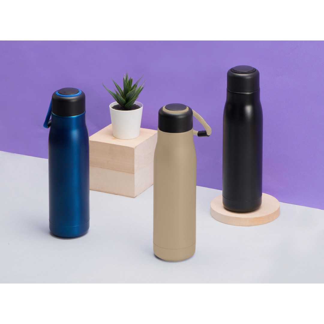 Вакуумный термос "Ardent" Waterline, 500 мл, тубус, бежевый