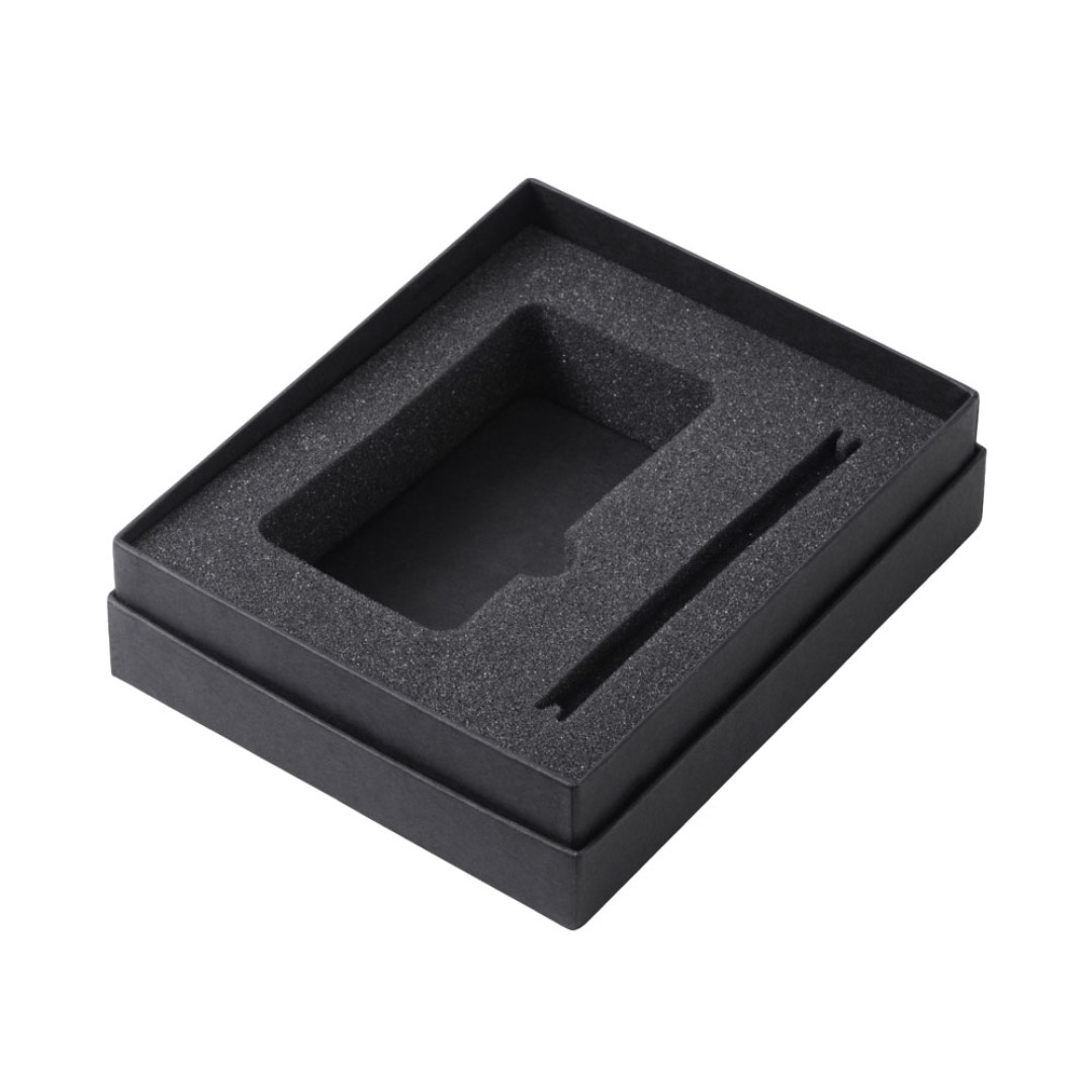 Подарочный набор c ручкой и повербанком 5000 mAh, серый