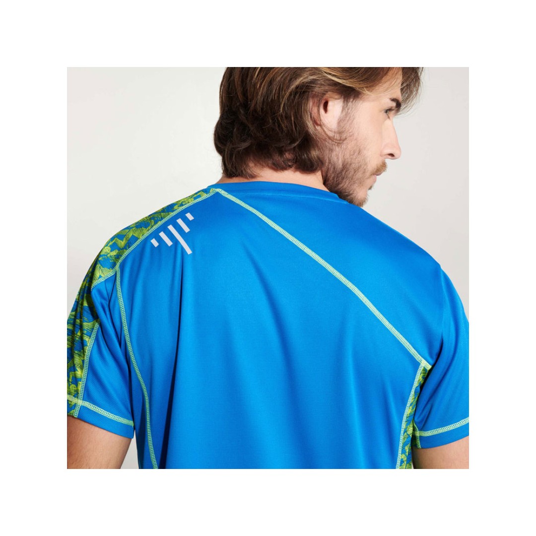 Спортивная футболка "Sochi" мужская, принтованый бирюзовый