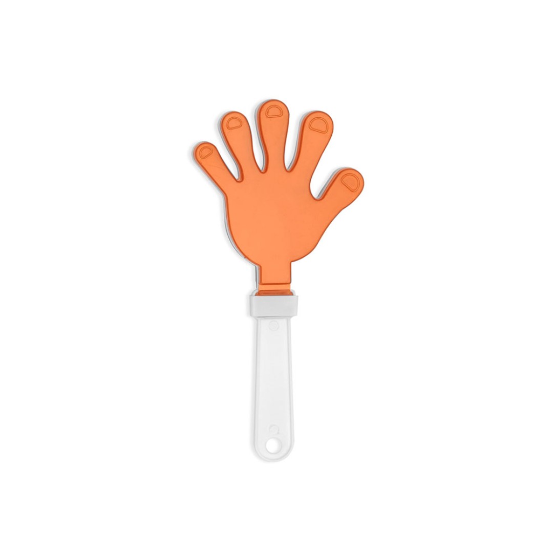 Хлопушка REVEL в форме руки, оранжевый/белый