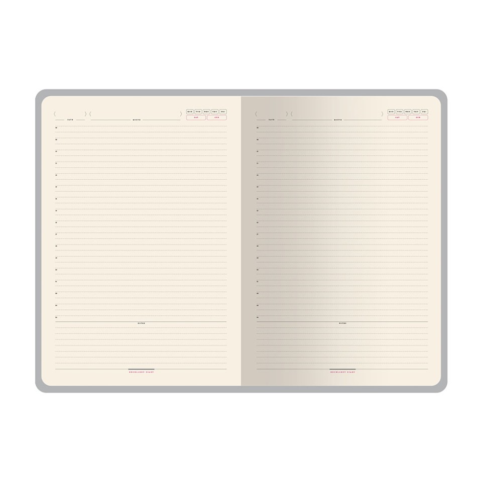 Ежедневник В5 недатированный «Leggenda», красный