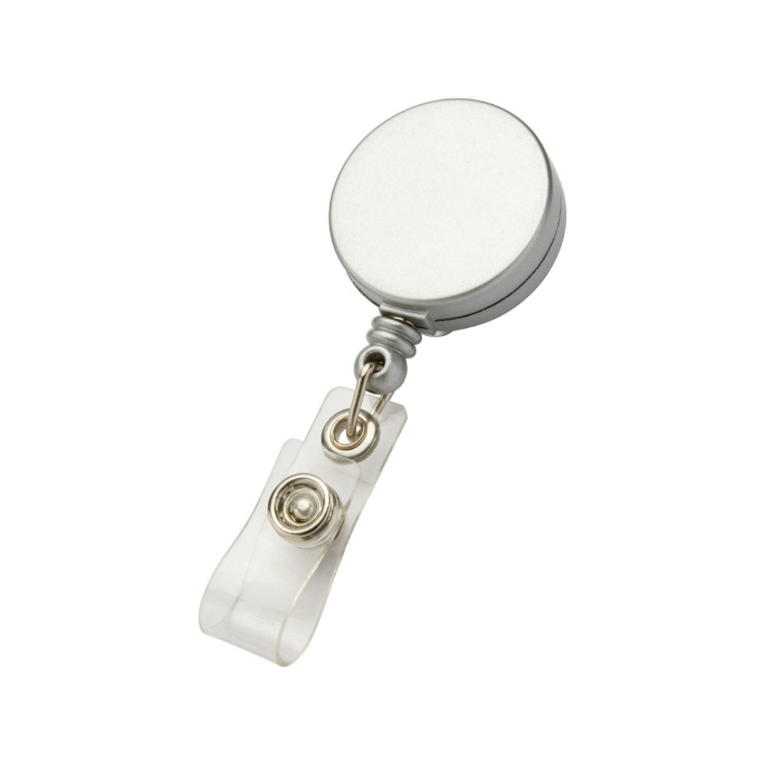 Клипса-ролик "Aspen", серебристый