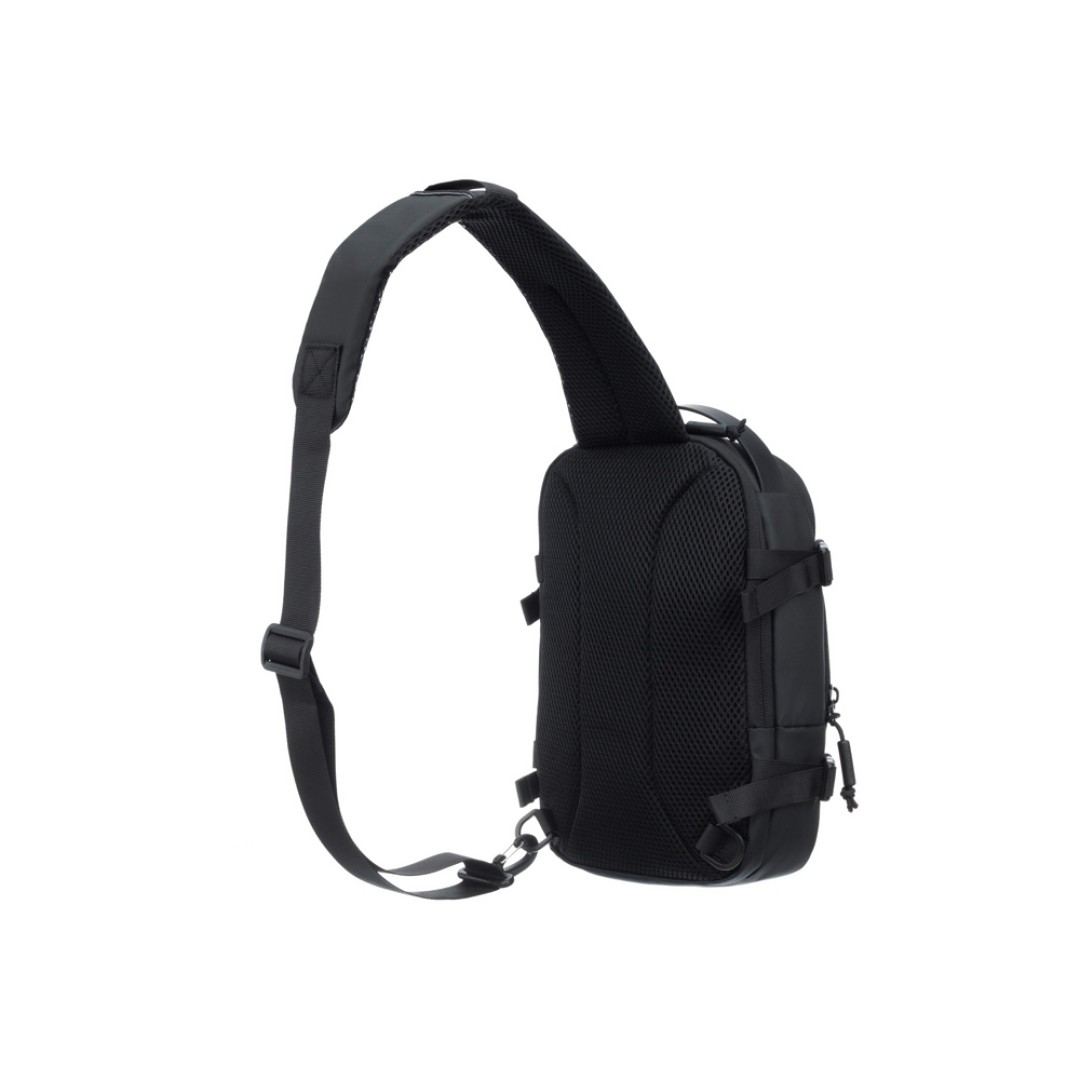 Рюкзак на одно плечо TORBER Xtreme, белый/чёрный, 20 х 8 х 31 см, 5л