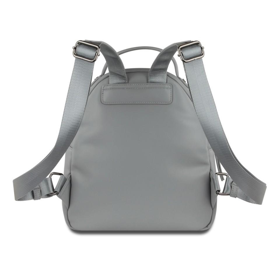 Рюкзак женский BUGATTI Cara, серый, полиуретан, 25,5х11х27,5 см, 7 л