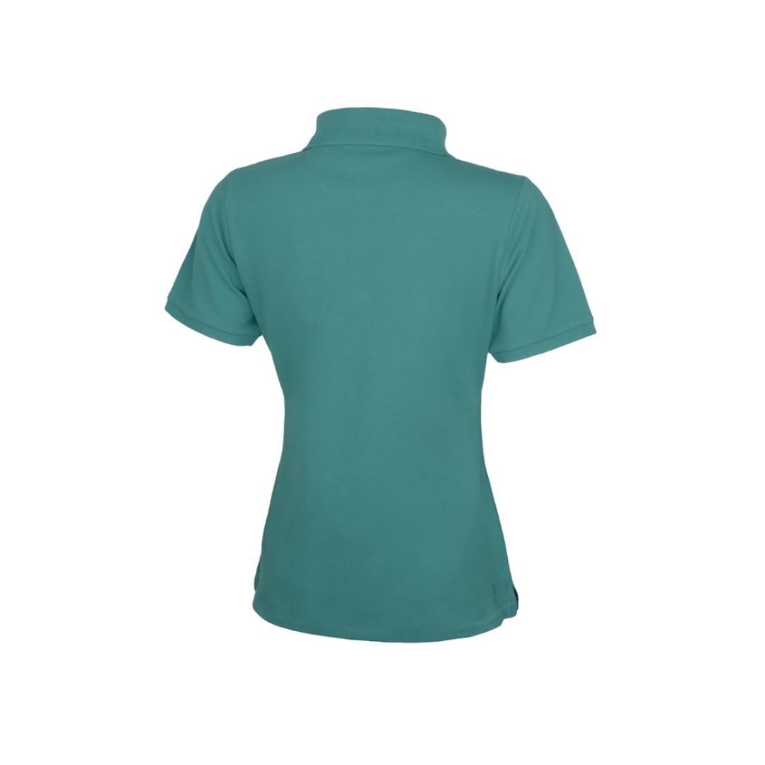 Calgary женская футболка-поло с коротким рукавом, аква