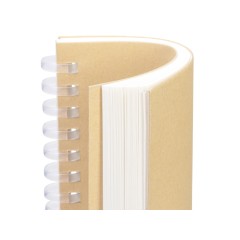 Блокнот на мягкой спирали А6 "Sahara", 60 листов 70 гр/м2, натуральный