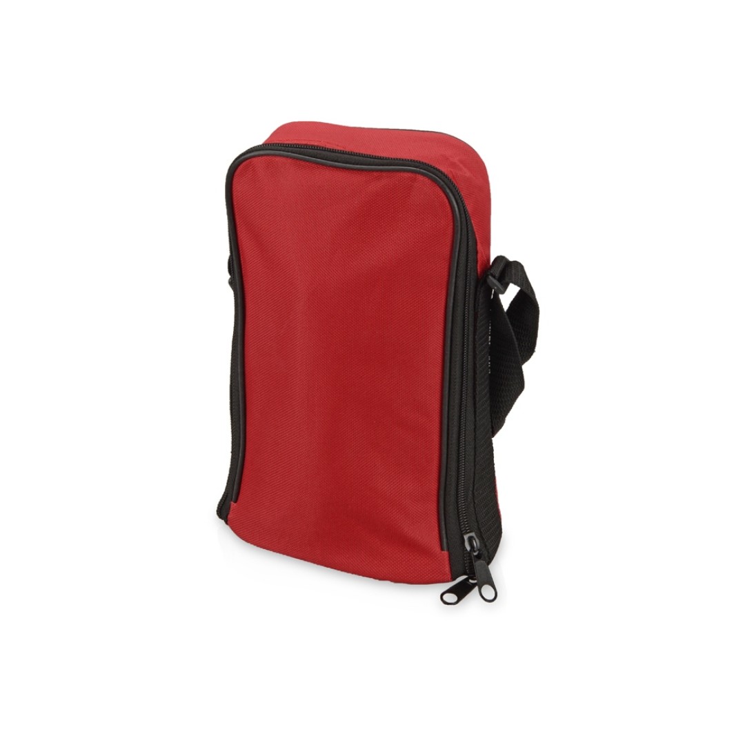 Набор «Походный» с чехлом: термос, 2 кружки, красный