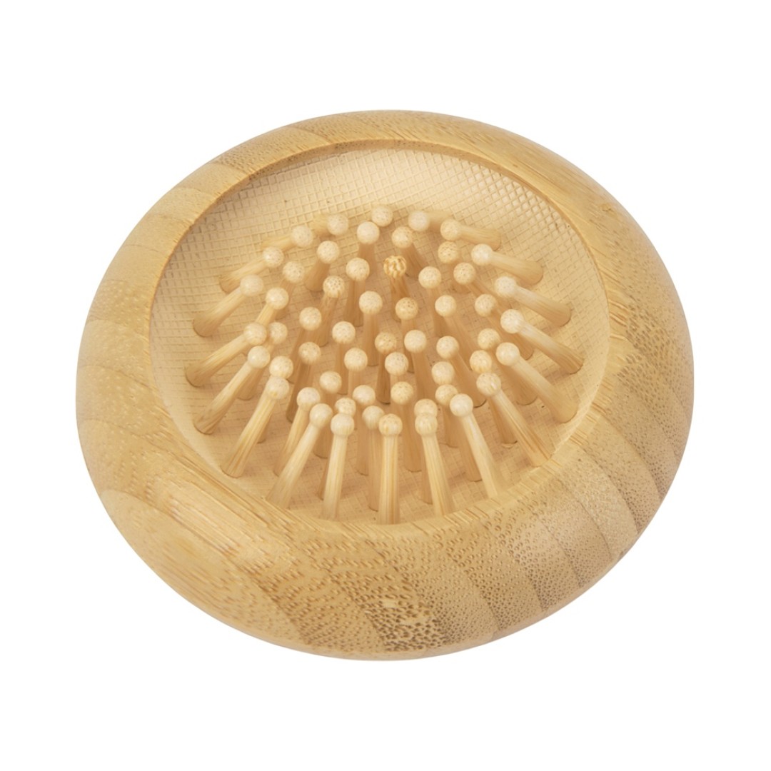 Расческа с зеркалом из бамбука "Daisy", натуральный