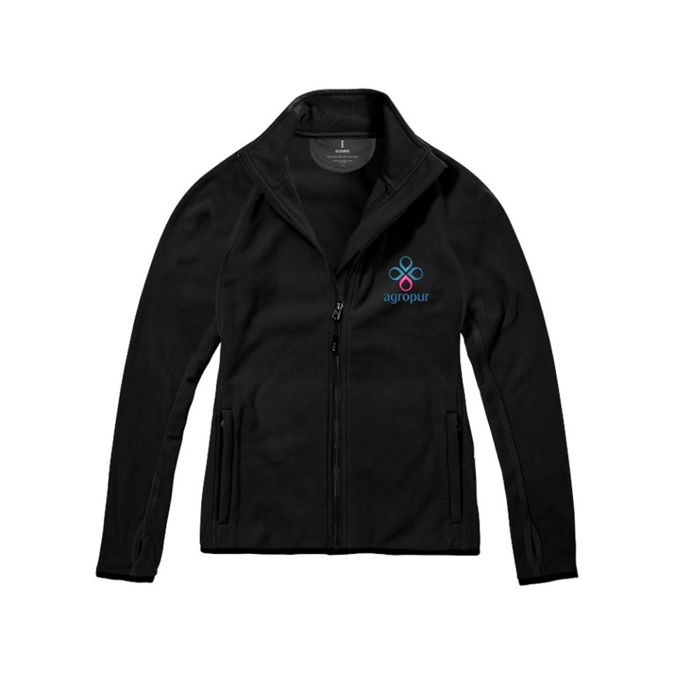 Куртка флисовая "Brossard" женская, черный