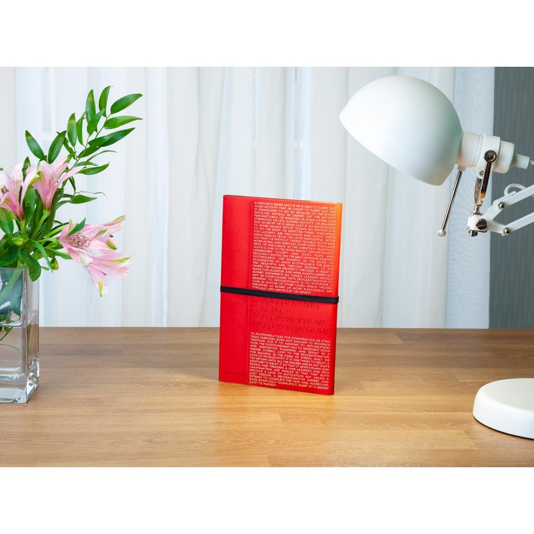 Ежедневник недатированный А5 «Bilbao», красный