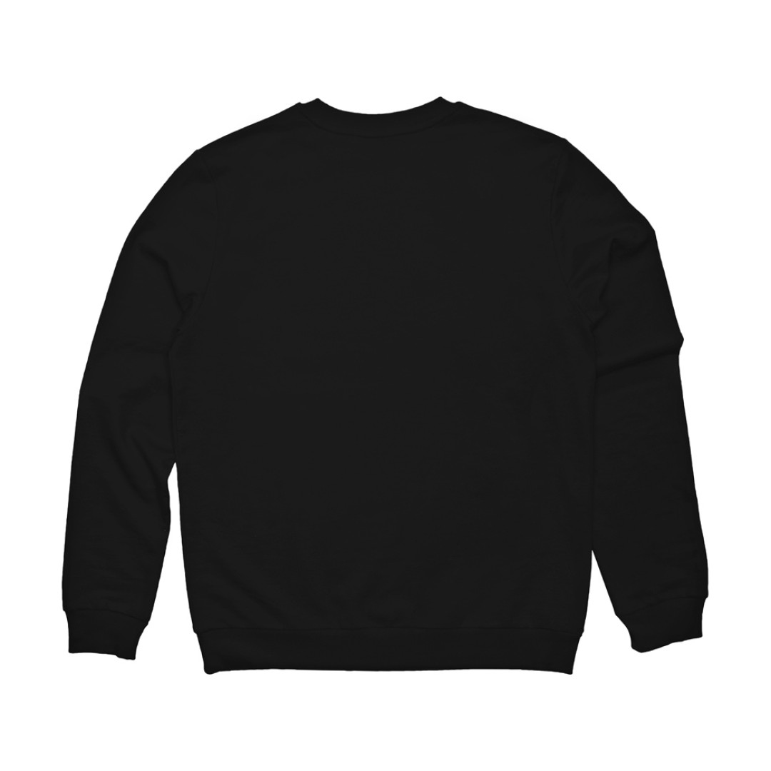 Свитшот "Motion" унисекс с начесом, черный