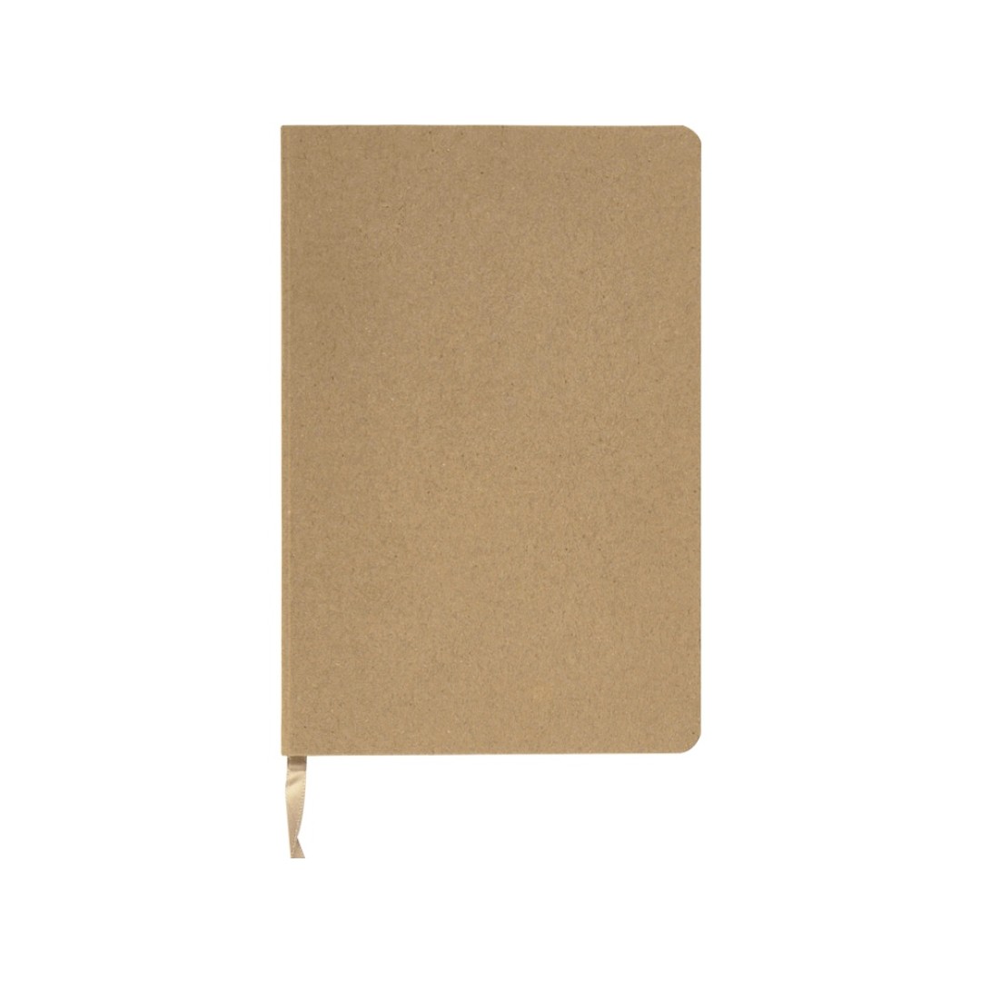 Блокнот из крафта и каменной бумаги А5 "Fleekstone", твердая обложка, крафтовый