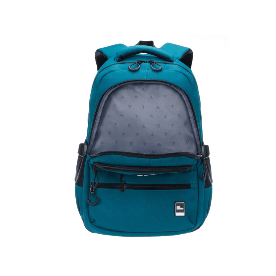 Рюкзак TORBER CLASS X, зелёный, 46 х 32 х 13 см + Мешок для сменной обуви в подарок!