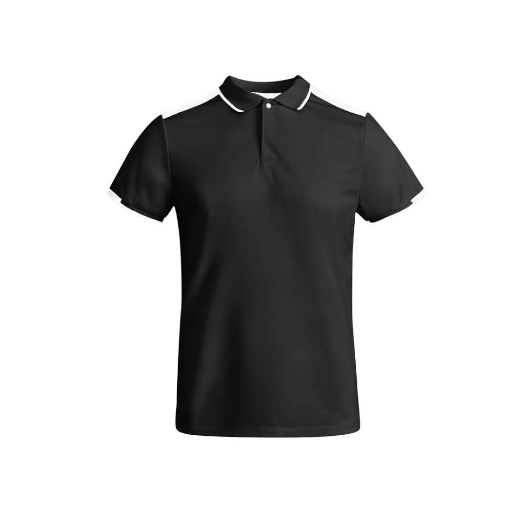 Рубашка-поло "Tamil" мужская, черный/белый