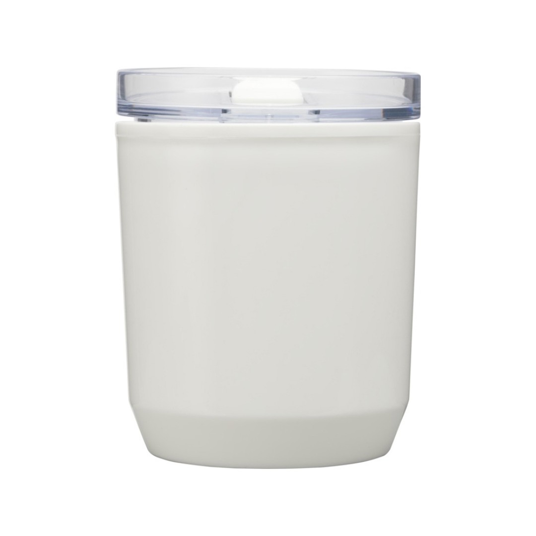 Hudson кружка из переработанного пластика с двойными стенками объемом 180 мл, белый