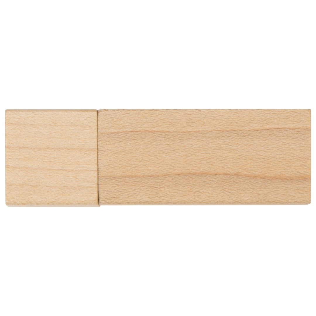 Флеш-карта USB 2.0 16 Gb «Woody» с магнитным колпачком, натуральный